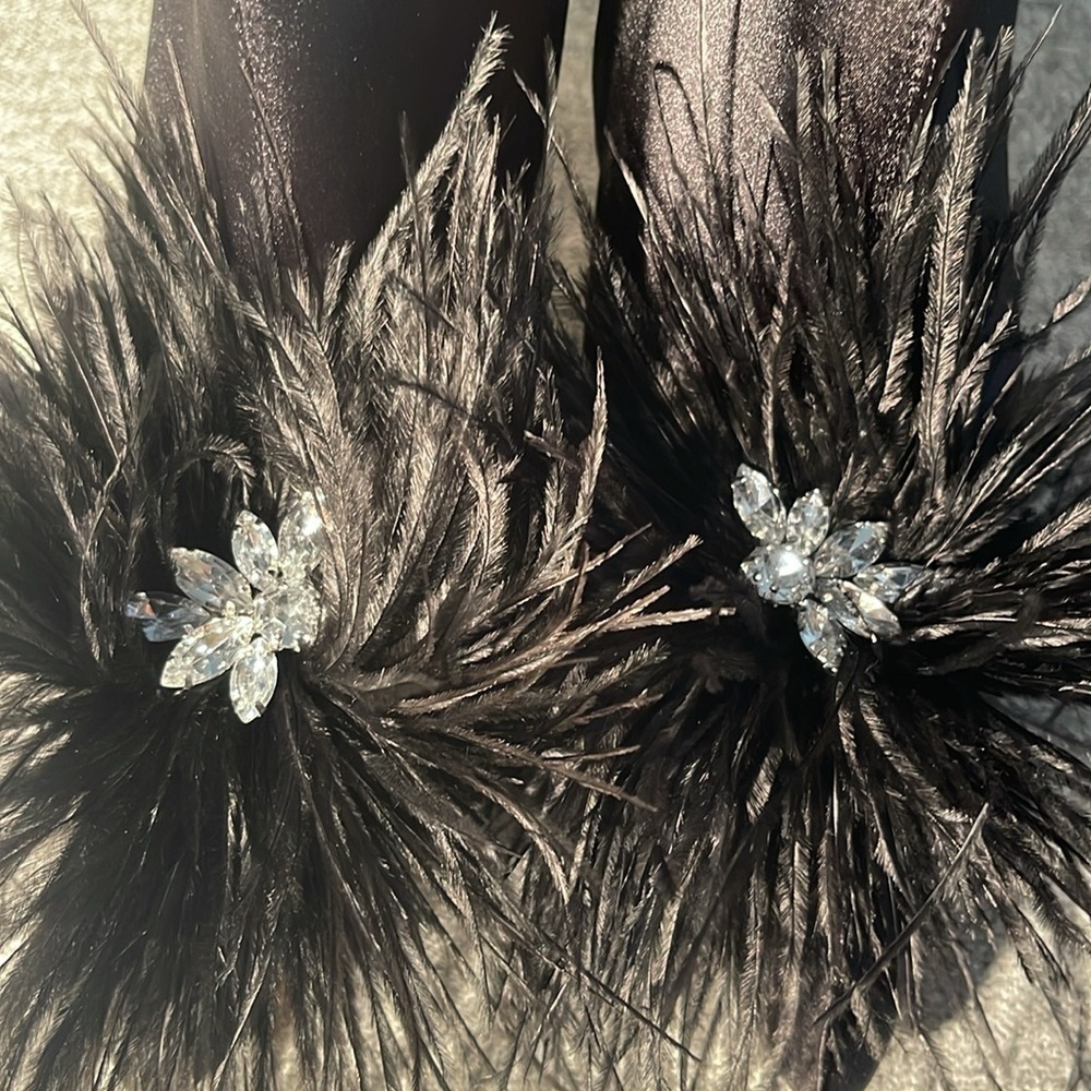 Sam Edelman Fancy Feather Dress Booties. NEW - Picture 3 of 8